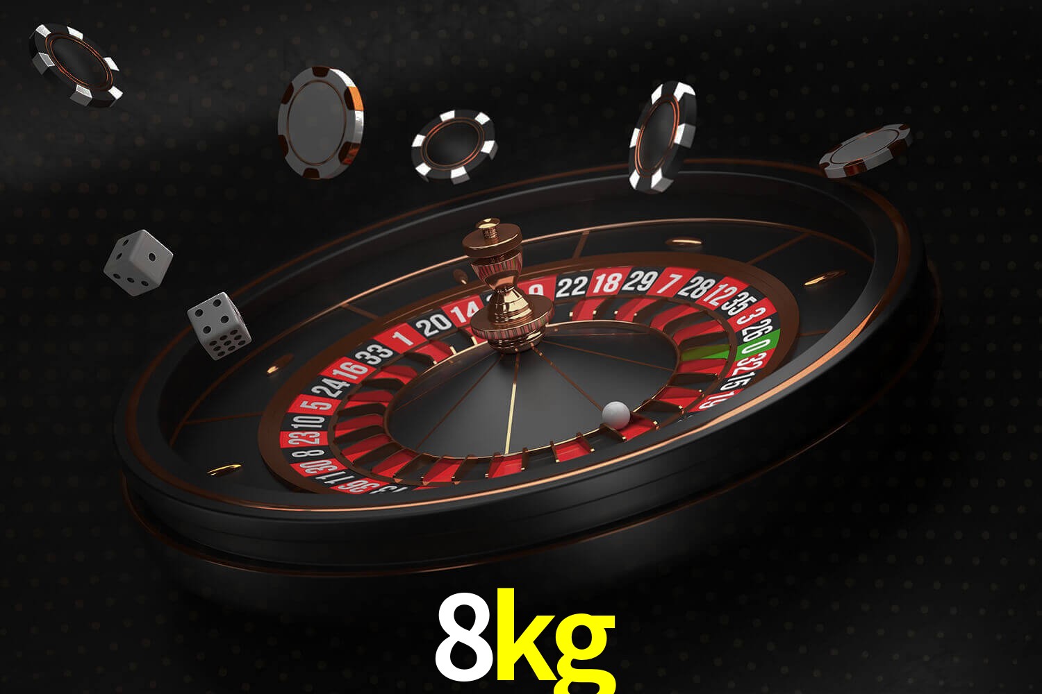 Sinta a adrenalina dos jogos de cassino com 8kg